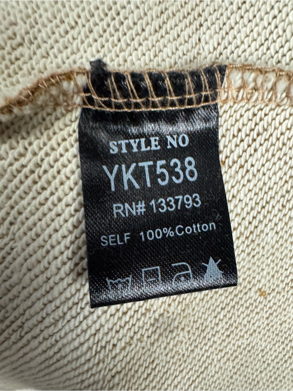 POL Oversized Hooded Shacket Jacket Large Brown Cream Colorblock Raw Hem Boho C - Picture 9 of 10